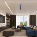 Lampa ścienna RING błękitna kinkiet SL.2201 SOLLUX LIGHTING