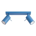 Lampa sufitowa RING 2 błękitna plafon SL.2202 SOLLUX LIGHTING