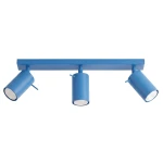 Lampa sufitowa RING 3L błękitna plafon SL.2203 SOLLUX LIGHTING