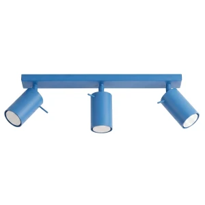 Lampa sufitowa RING 3L błękitna plafon SL.2203 SOLLUX LIGHTING