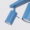 Lampa sufitowa RING 6L błękitna plafon SL.2206 SOLLUX LIGHTING