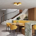 Lampa sufitowa OMIQ żółta plafon SL.2284 SOLLUX LIGHTING