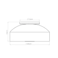 Lampa sufitowa OMIQ żółta plafon SL.2284 SOLLUX LIGHTING