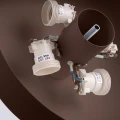 Lampa sufitowa OMIQ brązowa plafon SL.2286 SOLLUX LIGHTING