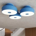 Lampa sufitowa OMIQ błękitna plafon SL.2287 SOLLUX LIGHTING