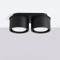 Lampa sufitowa MODO 2 czarny Gx53 plafon SL.2439 SOLLUX LIGHTING