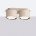 Lampa sufitowa MODO 2 taupe Gx53 plafon SL.2447 SOLLUX LIGHTING