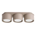 Lampa sufitowa MODO 3 taupe Gx53 plafon SL.2448 SOLLUX LIGHTING