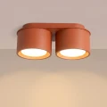 Lampa sufitowa MODO 2 ochra czerwona Gx53 plafon SL.2451 SOLLUX LIGHTING