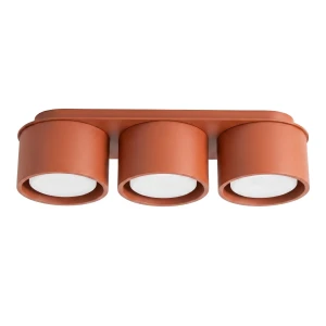 Lampa sufitowa MODO 3 ochra czerwona Gx53 plafon SL.2452 SOLLUX LIGHTING