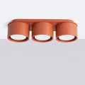 Lampa sufitowa MODO 3 ochra czerwona Gx53 plafon SL.2452 SOLLUX LIGHTING