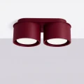 Lampa sufitowa MODO 2 burgund Gx53 plafon SL.2455 SOLLUX LIGHTING