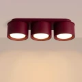 Lampa sufitowa MODO 3 burgund Gx53 plafon SL.2456 SOLLUX LIGHTING