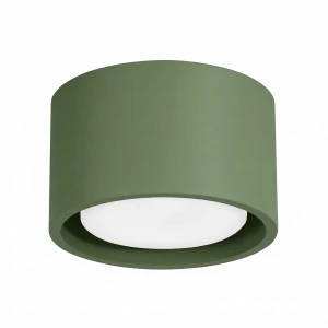 Lampa sufitowa MODO 1 zielona oliwka Gx53 plafon SL.2462 SOLLUX LIGHTING