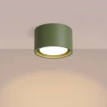 Lampa sufitowa MODO 1 zielona oliwka Gx53 plafon SL.2462 SOLLUX LIGHTING