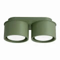 Lampa sufitowa MODO 2 zielona oliwka Gx53 plafon SL.2463 SOLLUX LIGHTING