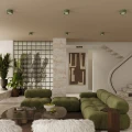 Lampa sufitowa MODO 2 zielona oliwka Gx53 plafon SL.2463 SOLLUX LIGHTING