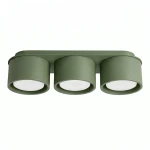 Lampa sufitowa MODO 3 zielona oliwka Gx53 plafon SL.2464 SOLLUX LIGHTING
