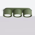Lampa sufitowa MODO 3 zielona oliwka Gx53 plafon SL.2464 SOLLUX LIGHTING