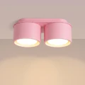 Lampa sufitowa MODO 2 różowy Gx53 plafon SL.2467 SOLLUX LIGHTING