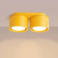 Lampa sufitowa MODO 2 żółty Gx53 plafon SL.2475 SOLLUX LIGHTING