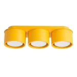 Lampa sufitowa MODO 3 żółty Gx53 plafon SL.2476 SOLLUX LIGHTING