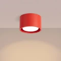 Lampa sufitowa MODO 1 czerwony Gx53 plafon SL.2478 SOLLUX LIGHTING
