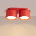 Lampa sufitowa MODO 2 czerwony Gx53 plafon SL.2479 SOLLUX LIGHTING