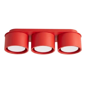 Lampa sufitowa MODO 3 czerwony Gx53 plafon SL.2480 SOLLUX LIGHTING