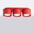 Lampa sufitowa MODO 3 czerwony Gx53 plafon SL.2480 SOLLUX LIGHTING