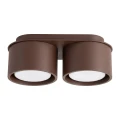 Lampa sufitowa MODO 2 brązowy Gx53 plafon SL.2483 SOLLUX LIGHTING