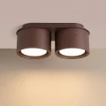 Lampa sufitowa MODO 2 brązowy Gx53 plafon SL.2483 SOLLUX LIGHTING