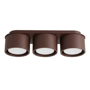 Lampa sufitowa MODO 3 brązowy Gx53 plafon SL.2484 SOLLUX LIGHTING