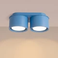 Lampa sufitowa MODO 2 błękitny Gx53 plafon SL.2487 SOLLUX LIGHTING