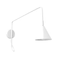 Lampa ścienna NOX 1 biały z włącznikiem kinkiet SL.2491 SOLLUX LIGHTING