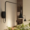 Lampa ścienna NOX 1 czarny z włącznikiem kinkiet SL.2492 SOLLUX LIGHTING
