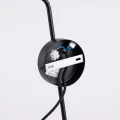 Lampa ścienna NOX 1 czarny z włącznikiem kinkiet SL.2492 SOLLUX LIGHTING