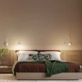 Lampa ścienna NOX 1 beżowy z włącznikiem kinkiet SL.2494 SOLLUX LIGHTING