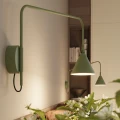 Lampa ścienna NOX 1 zielona oliwka z włącznikiem kinkiet SL.2495 SOLLUX LIGHTING