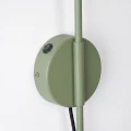 Lampa ścienna NOX 1 zielona oliwka z włącznikiem kinkiet SL.2495 SOLLUX LIGHTING