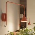 Lampa ścienna NOX 1 ochra czerwona z włącznikiem kinkiet SL.2496 SOLLUX LIGHTING