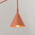 Lampa ścienna NOX 1 ochra czerwona z włącznikiem kinkiet SL.2496 SOLLUX LIGHTING