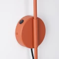Lampa ścienna NOX 1 ochra czerwona z włącznikiem kinkiet SL.2496 SOLLUX LIGHTING