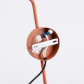 Lampa ścienna NOX 1 ochra czerwona z włącznikiem kinkiet SL.2496 SOLLUX LIGHTING
