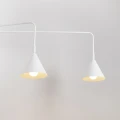 Lampa ścienna NOX 2 biały z włącznikiem kinkiet SL.2506 SOLLUX LIGHTING