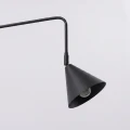 Lampa ścienna NOX 2 czarny z włącznikiem kinkiet SL.2507 SOLLUX LIGHTING