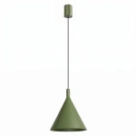 Lampa wisząca NOX 25 zielona oliwka zwis SL.2525 SOLLUX LIGHTING