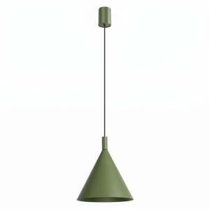 Lampa wisząca NOX 25 zielona oliwka zwis SL.2525 SOLLUX LIGHTING