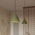 Lampa wisząca NOX 25 zielona oliwka zwis SL.2525 SOLLUX LIGHTING