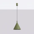 Lampa wisząca NOX 25 zielona oliwka zwis SL.2525 SOLLUX LIGHTING